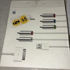 Apple Component AV Cable 30-Pin MC917ZM/A for Iphone/Ipod/Ipad new in box